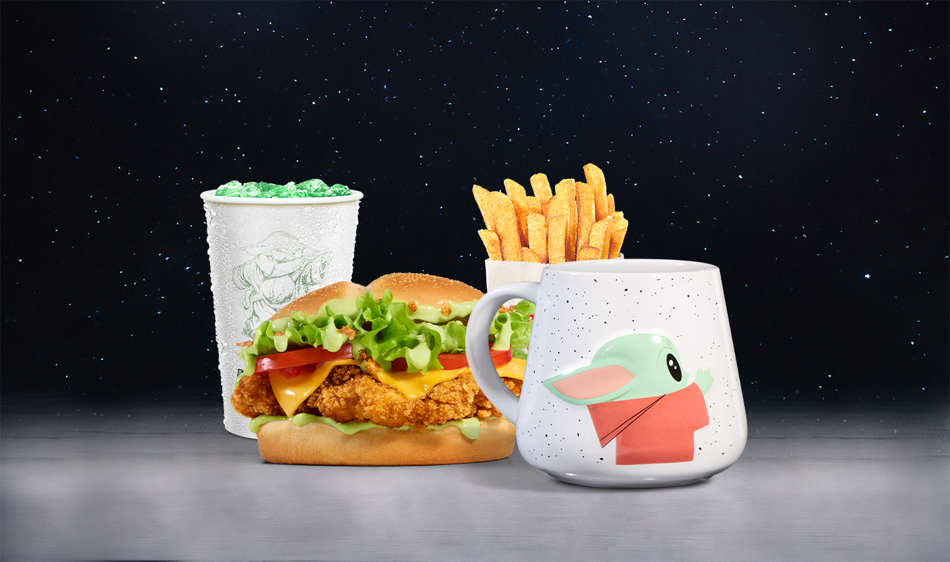 Menu Galactique Grogu Burger