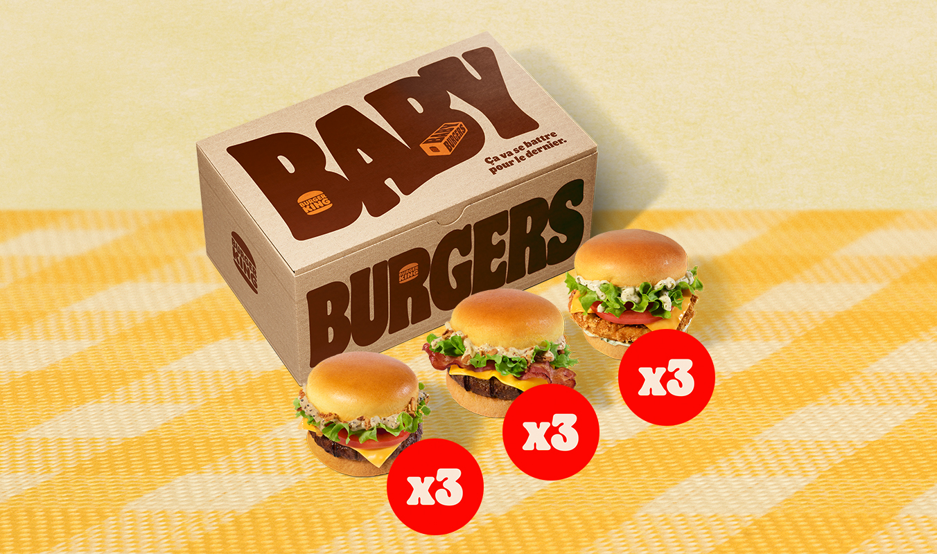 French Baby Burgers x9