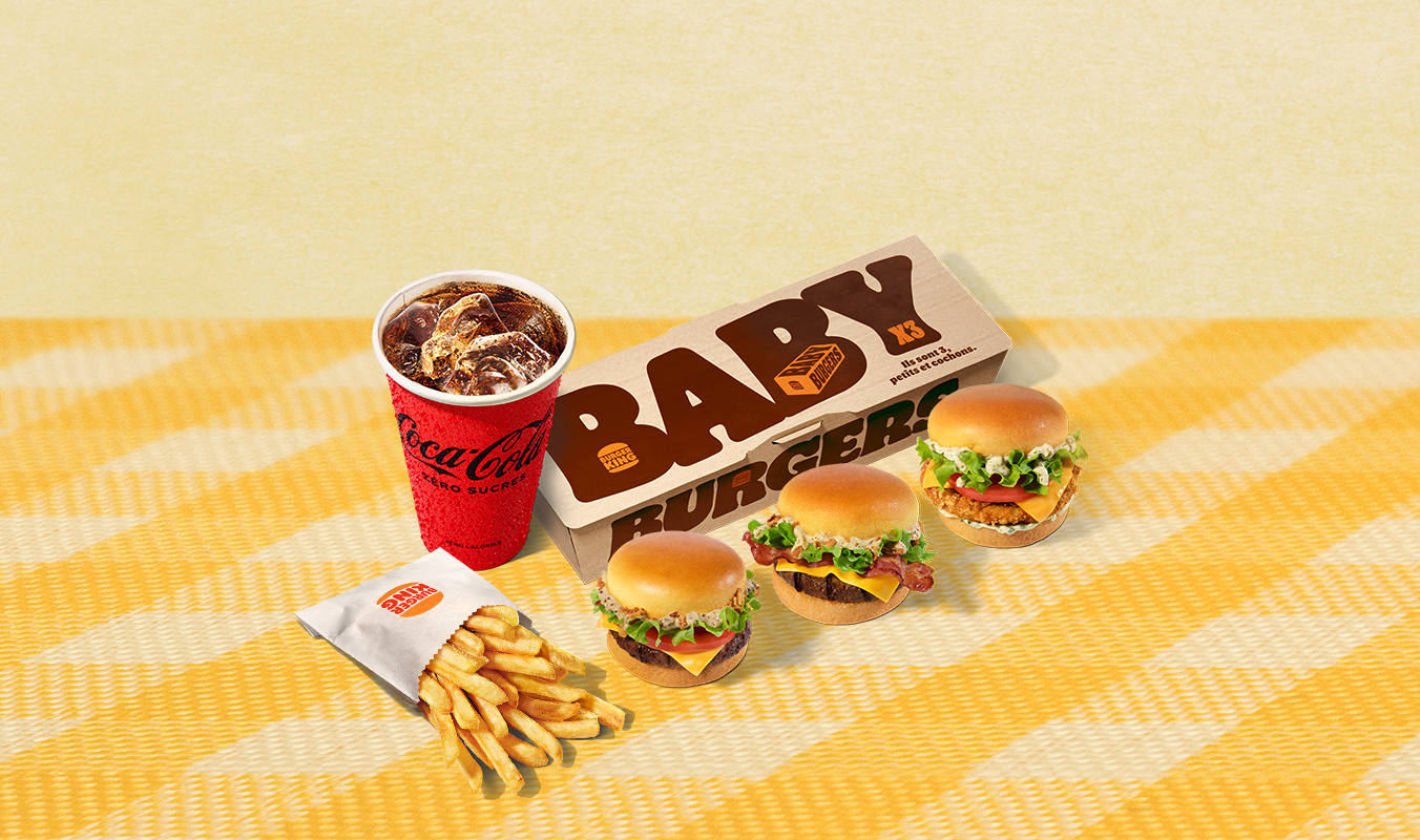 French Baby Burgers x3