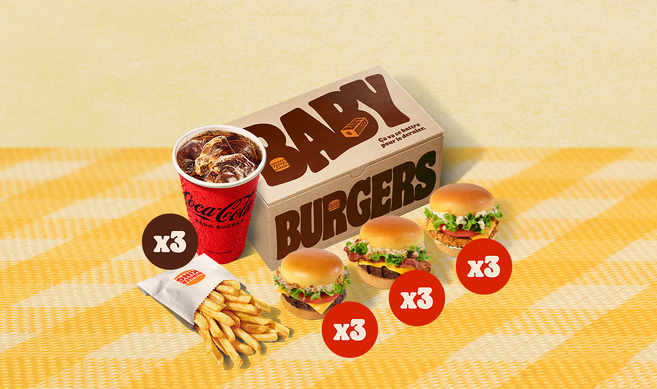 French Baby Burgers x9