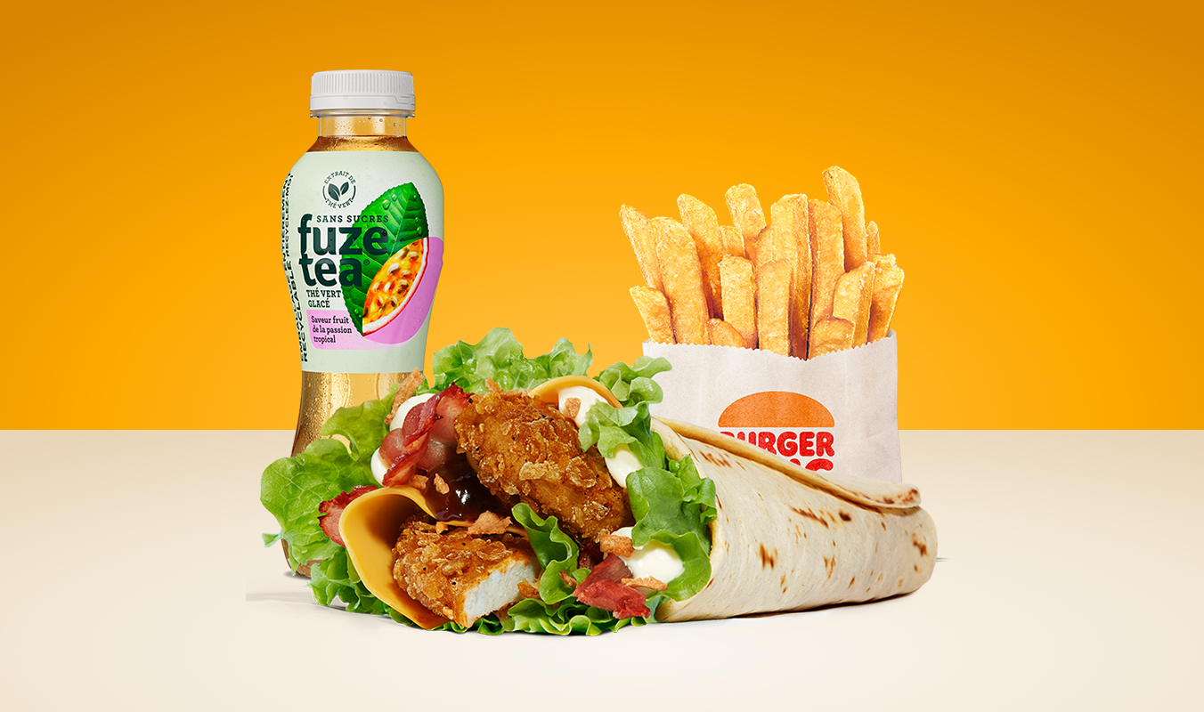 Wrap Chicken Cheese & Bacon