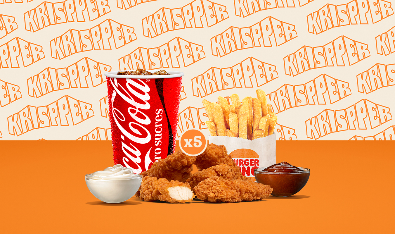 Menu Krispper Tenders x5