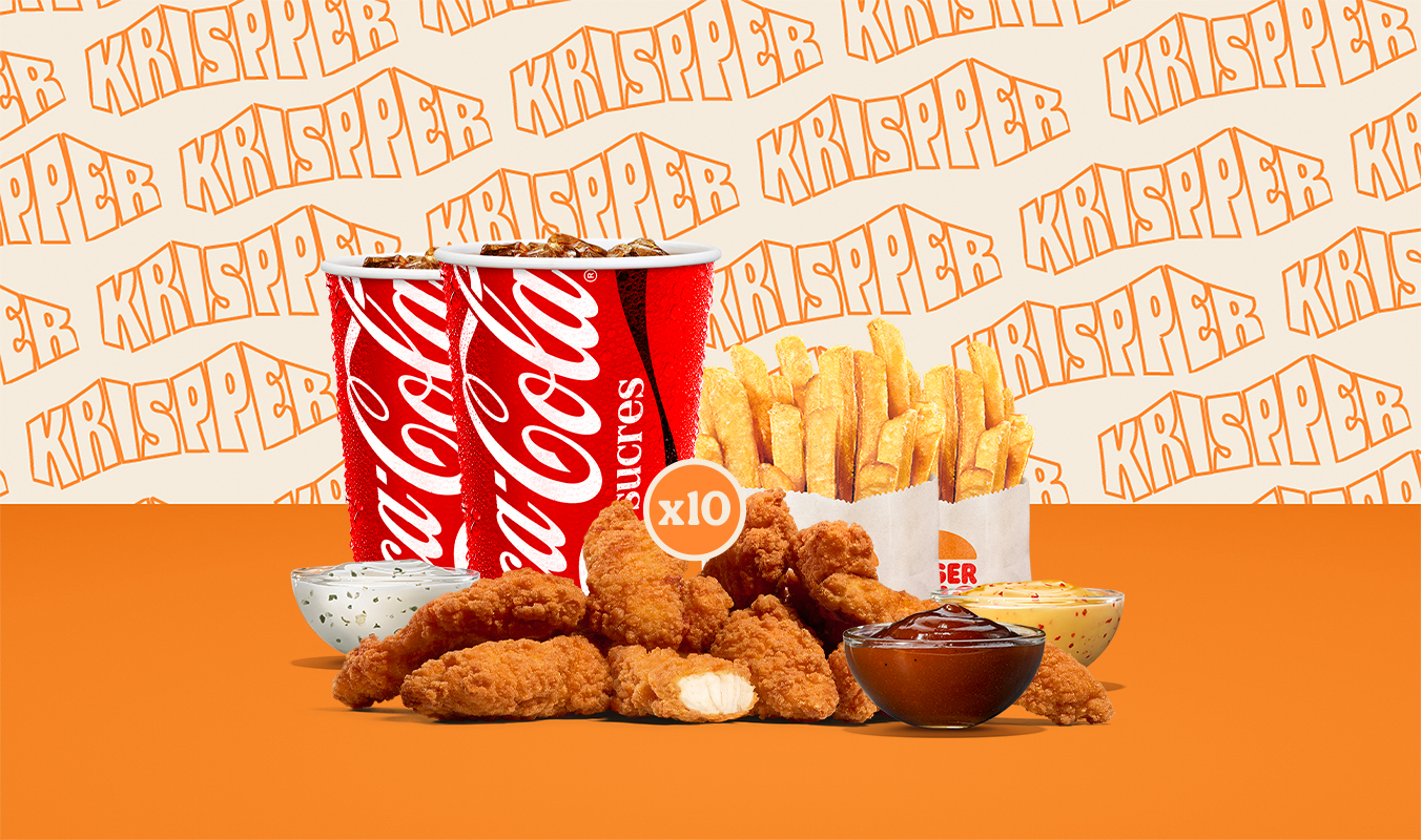 Menu Krispper Tenders x10
