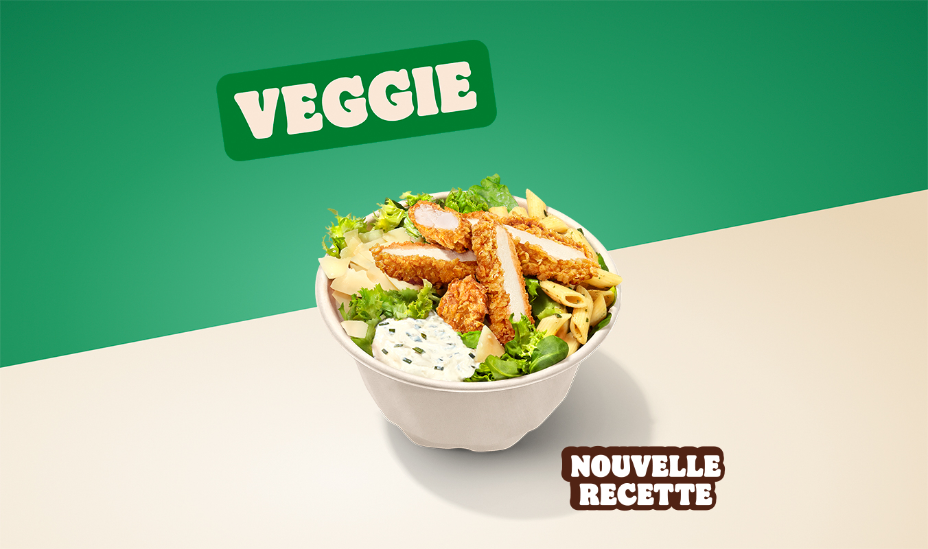 Veggie Caesar Chicken Bowl
