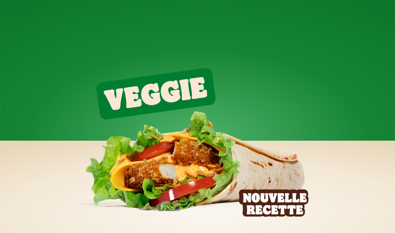 Wrap Veggie Chicken Louisiane