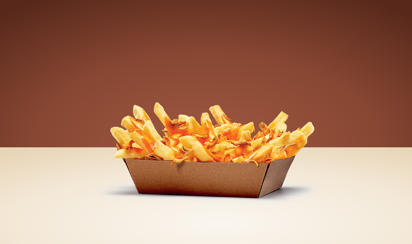 King Fries Cheddar & Crispy Onions