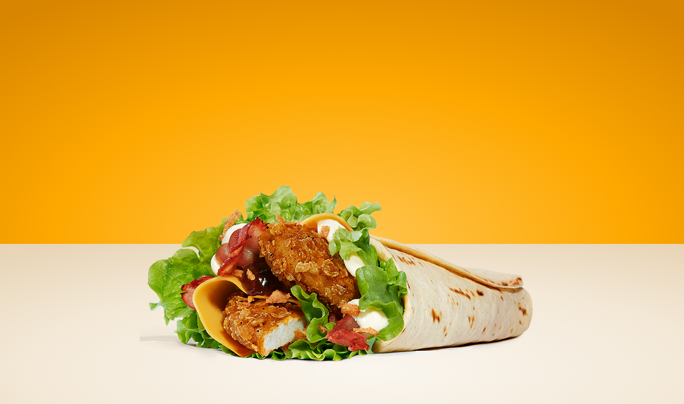 Wrap Chicken Cheese & Bacon